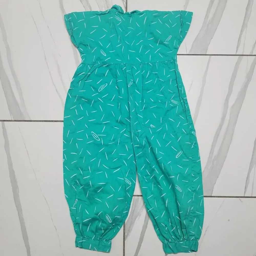 Unbranded Green and Blue Playsuit-romper - Picture 6 of 6